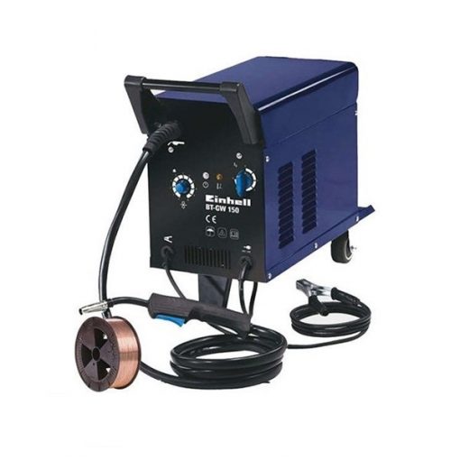 در این تصویر فرآیند جوشکاری با گاز CO2 به نمایش گذاشته شده است. این روش به دلیل سرعت بالای جوشکاری و هزینه کمتر نسبت به جوش آرگون، در تولیدات انبوه و صنعت فولاد کاربرد دارد. این نوع جوشکاری برای فلزات مختلف مانند فولاد مناسب است. 